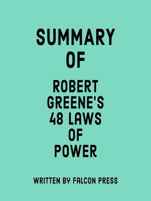cover image of Summary of Robert Greene's 48 Laws of Power